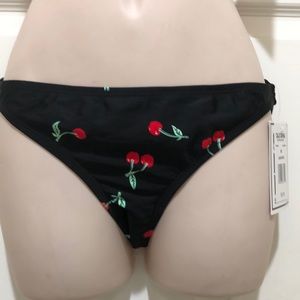 New California Sunshine Print Swim Hipsters Size M